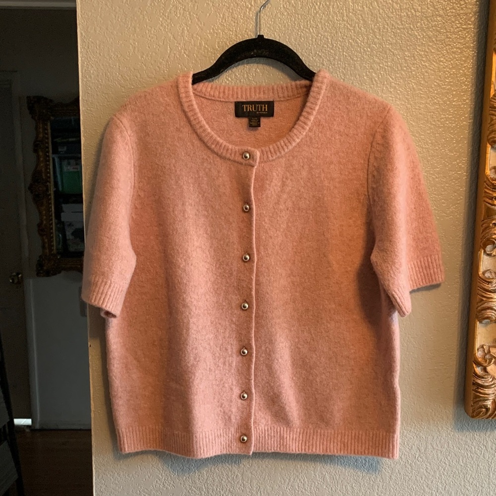 Truth Soft Pink Knit Cardigan